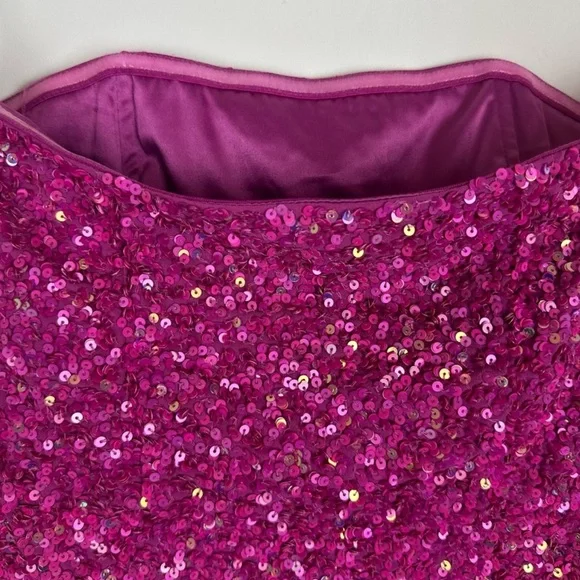 Retrofete Heather Sequin Strapless Mini Dress - Picture 6 of 8